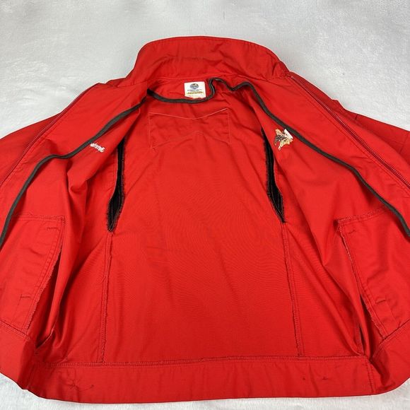 Vtg Riverside Flexbac Mens Large Anheuser-Busch Budweiser Delivery Work Jacket - Picture 12 of 16